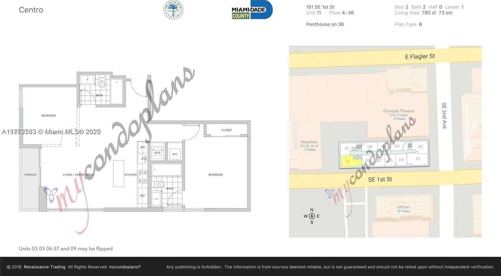 Small Image of 151 SOUTH EAST 1ST ST #1011, Miami Number 33