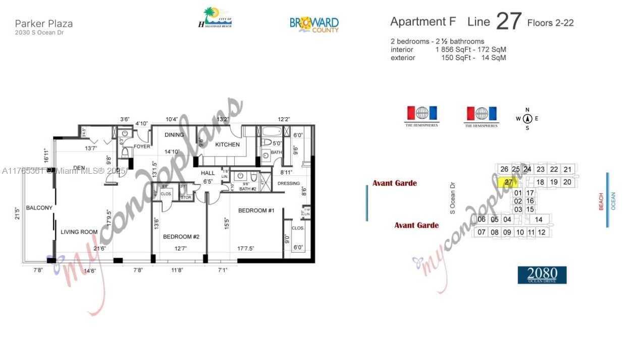 Small Image of 2030 SOUTH OCEAN DR #327, Hallandale Beach Number 97