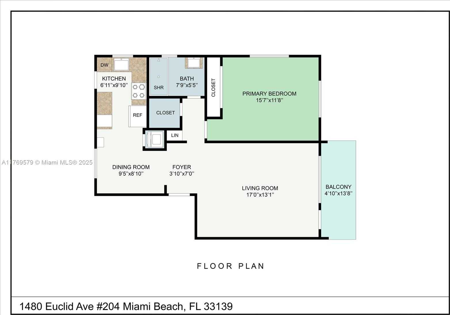 Small Image of 1480 EUCLID AVE #204, Miami Beach Number 19