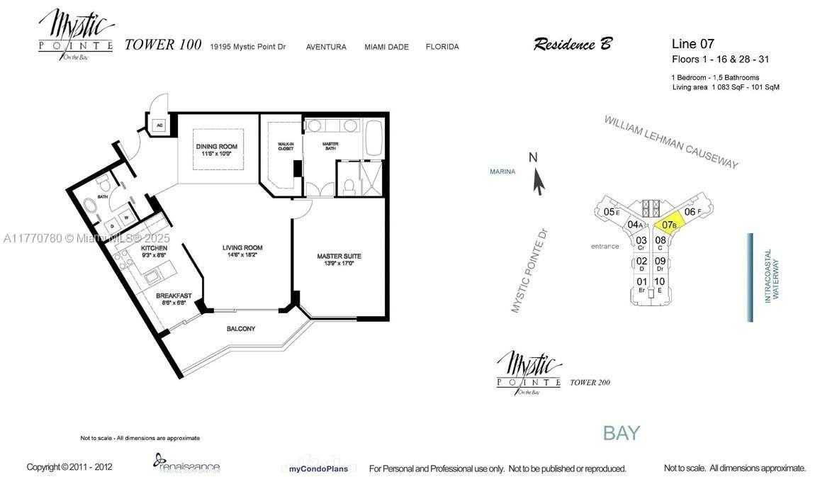 Small Image of 19195 NORTH EAST 36TH CT #907, Aventura Number 7