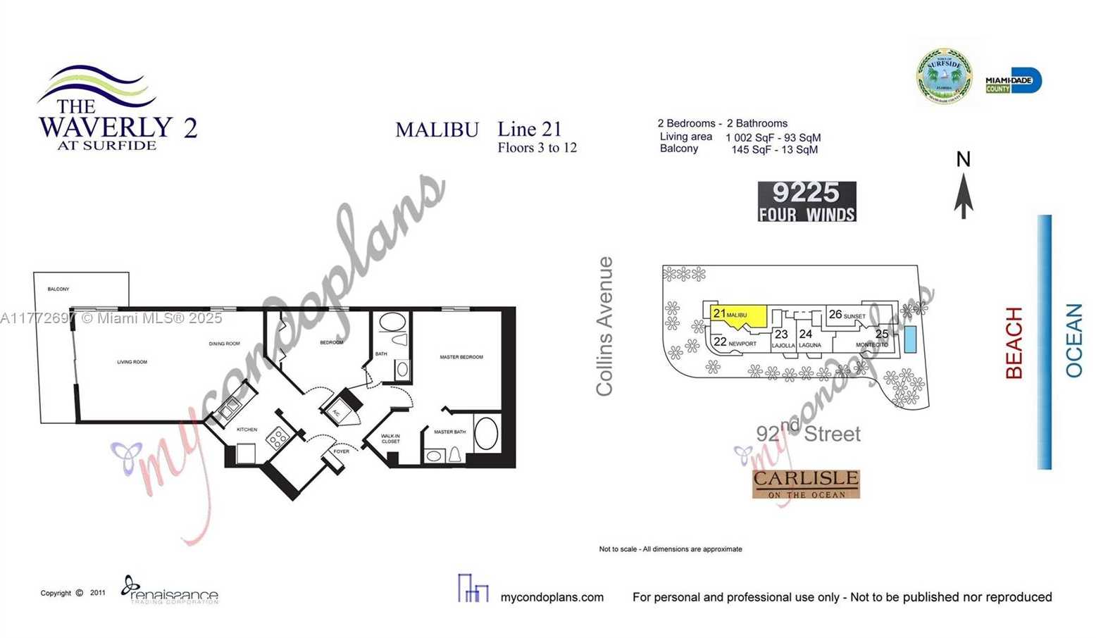 Small Image of 9201 COLLINS AVE #521, Surfside Number 26