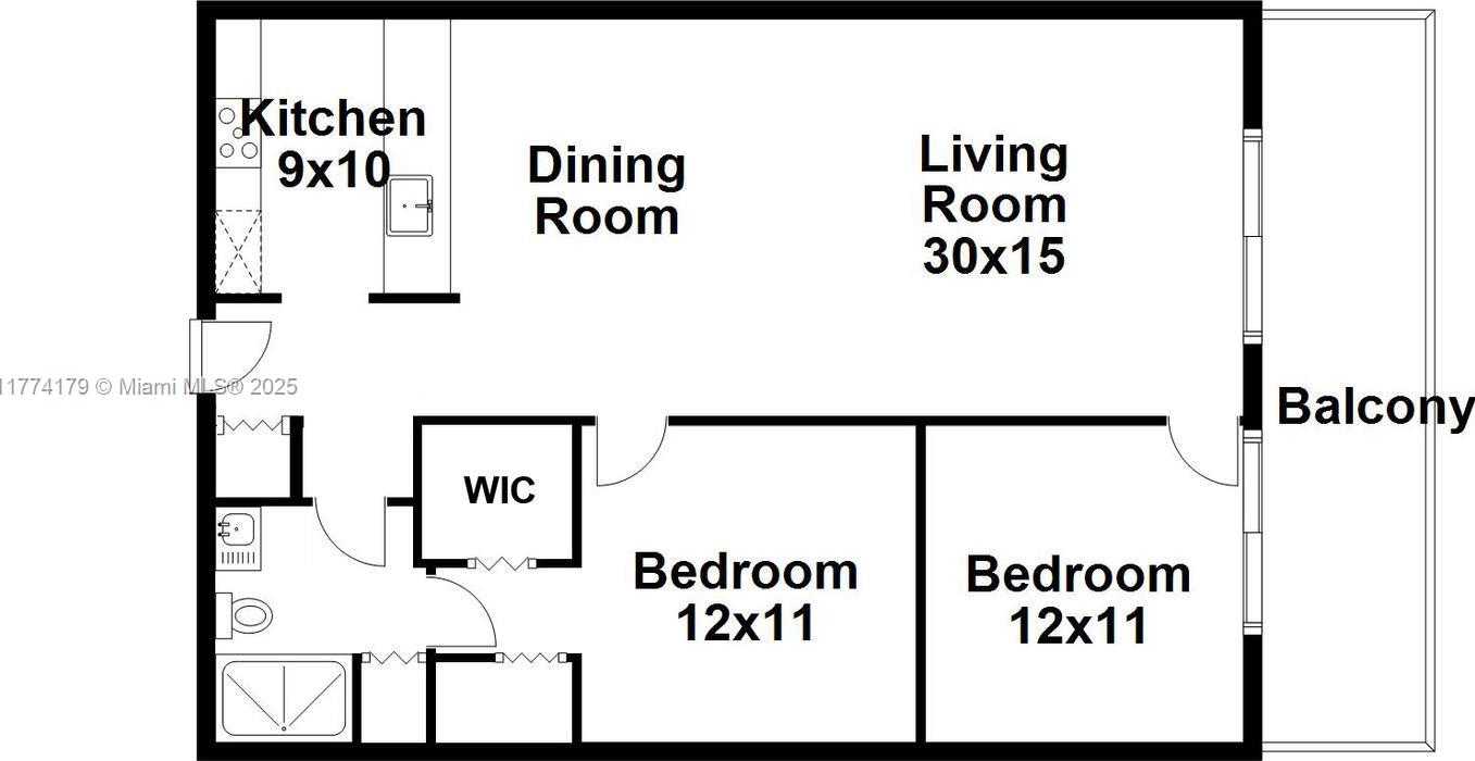 Small Image of 1200 BRICKELL BAY DR #1406, Miami Number 27