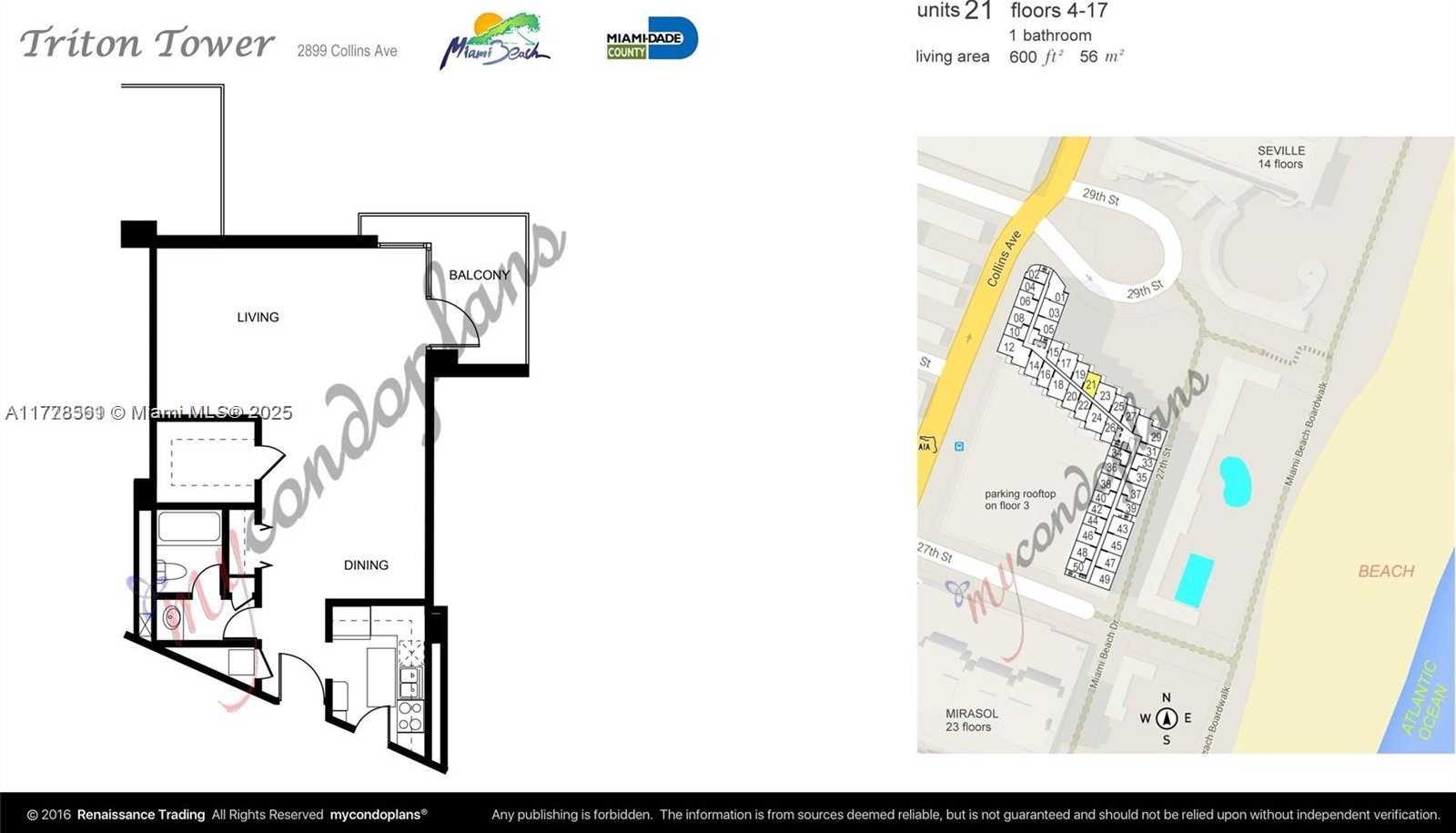 Small Image of 2899 COLLINS AVE #521, Miami Beach Number 13