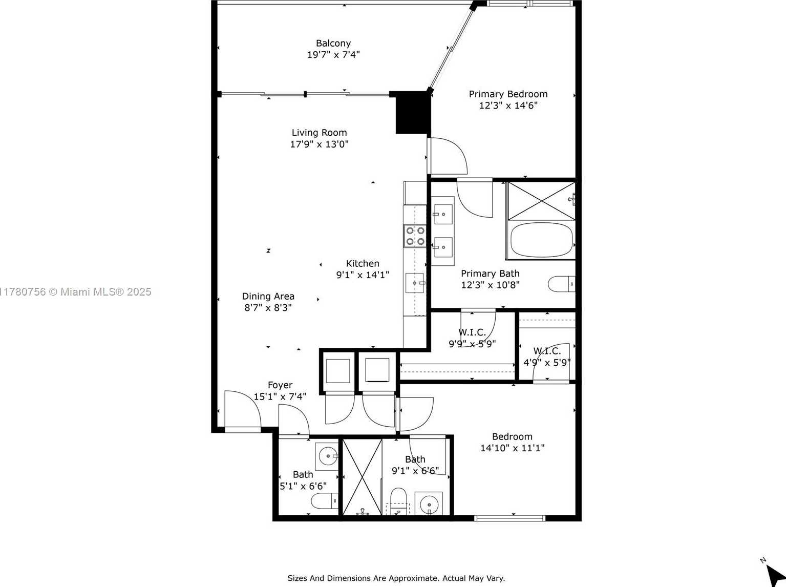 Small Image of 2900 NORTH EAST 7TH AVE #4104, Miami Number 42