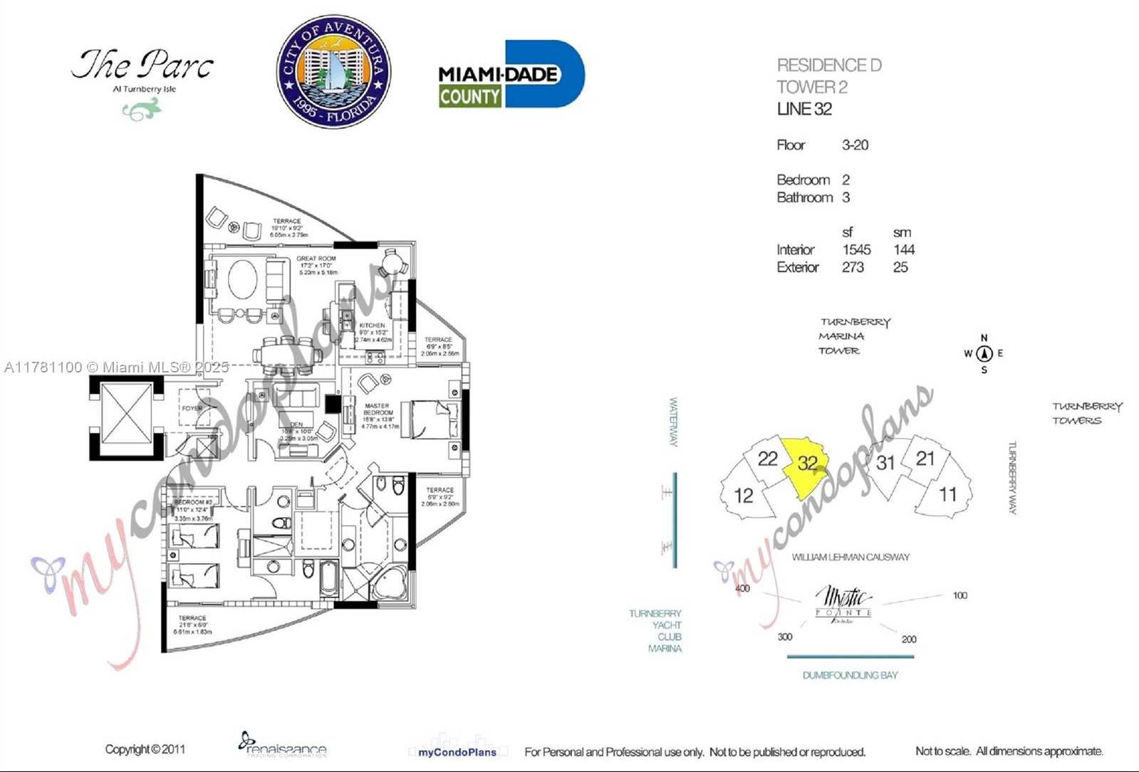 Small Image of 19400 TURNBERRY WAY #1732, Aventura Number 37