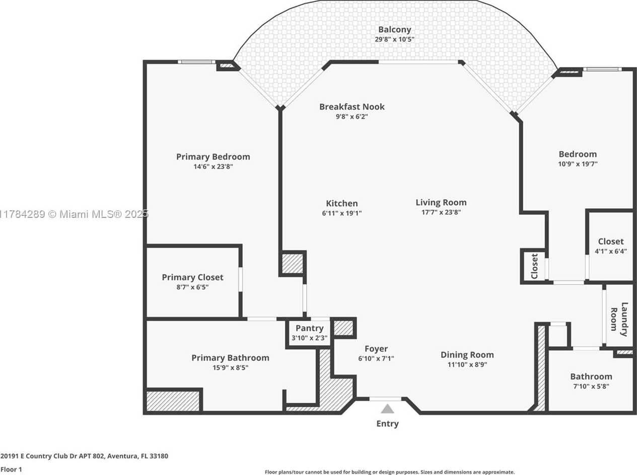 Small Image of 20191 EAST COUNTRY CLUB DR #802, Aventura Number 38