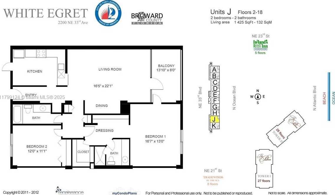 Small Image of 2200 NORTH EAST 33RD AVE #2J, Fort Lauderdale Number 6