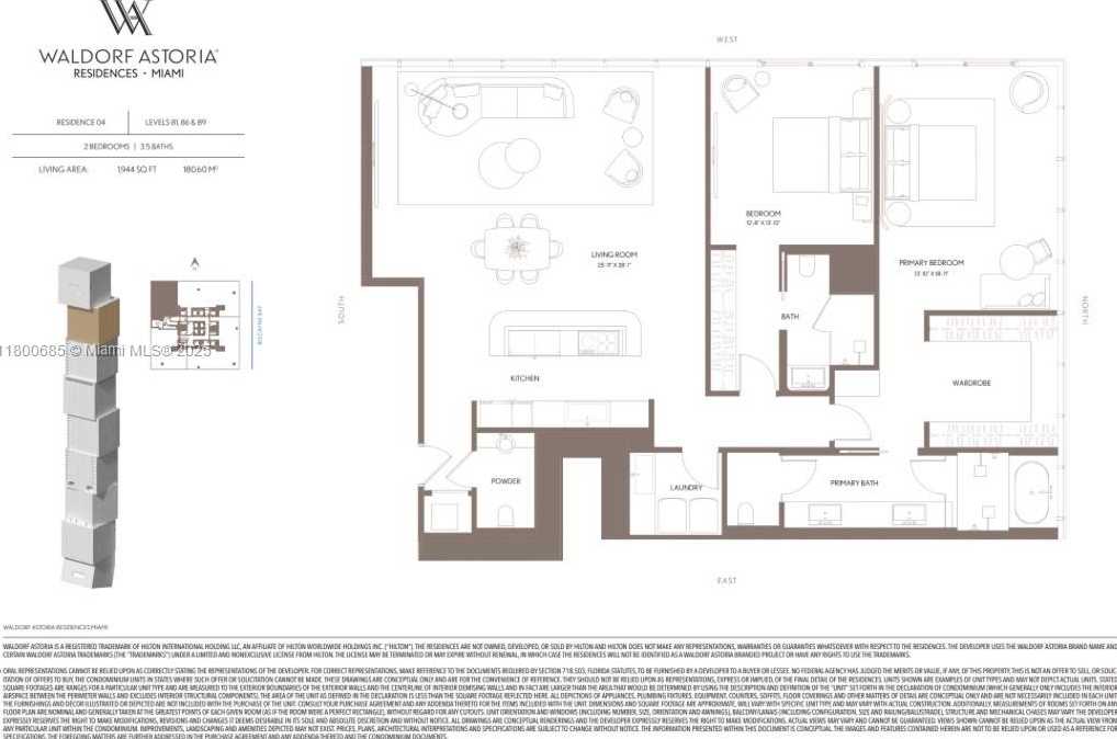 Small Image of 300 NORTH BISCAYNE BLVD #8404, Miami Number 2