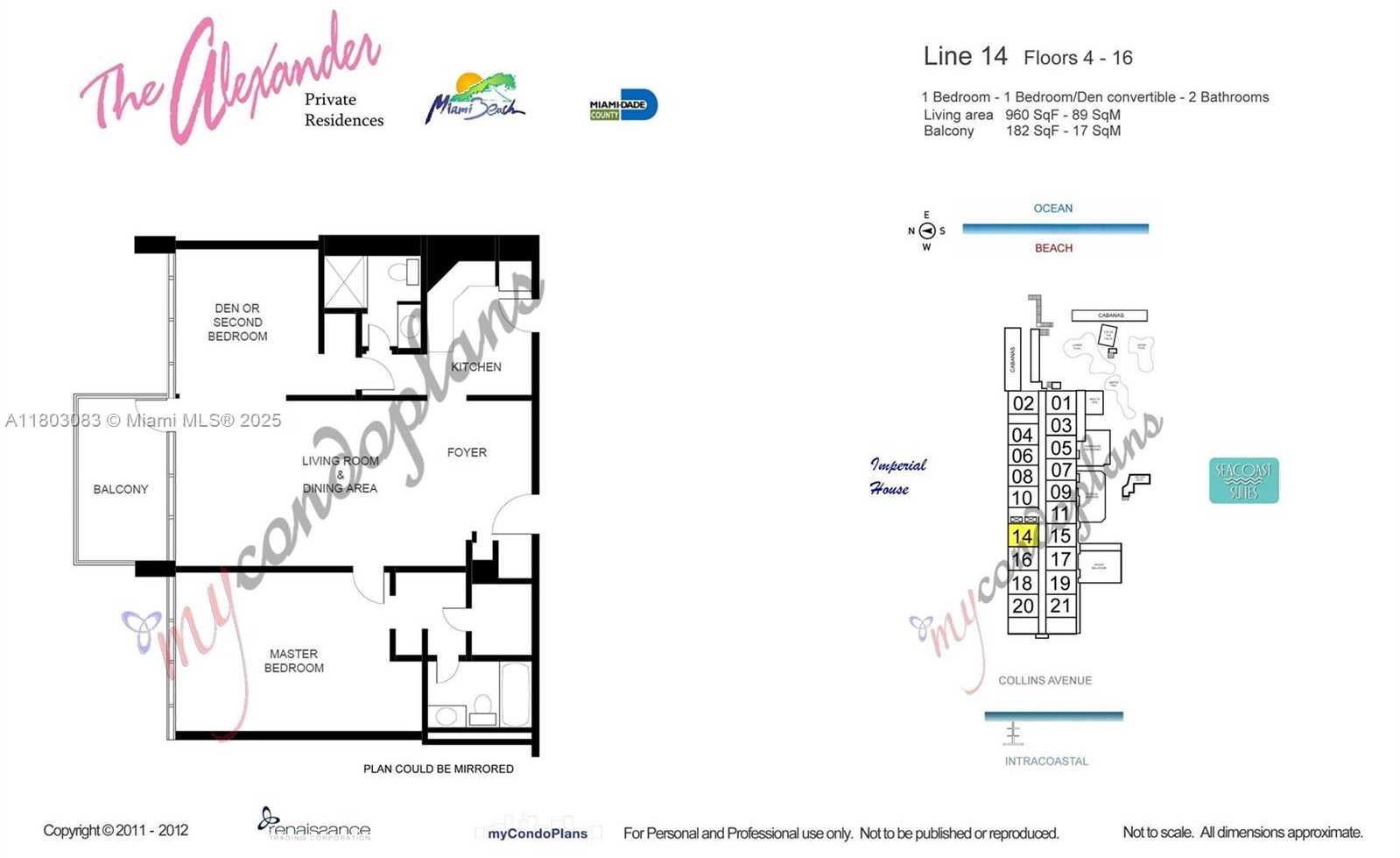 Small Image of 5225 COLLINS AVE #914, Miami Beach Number 52