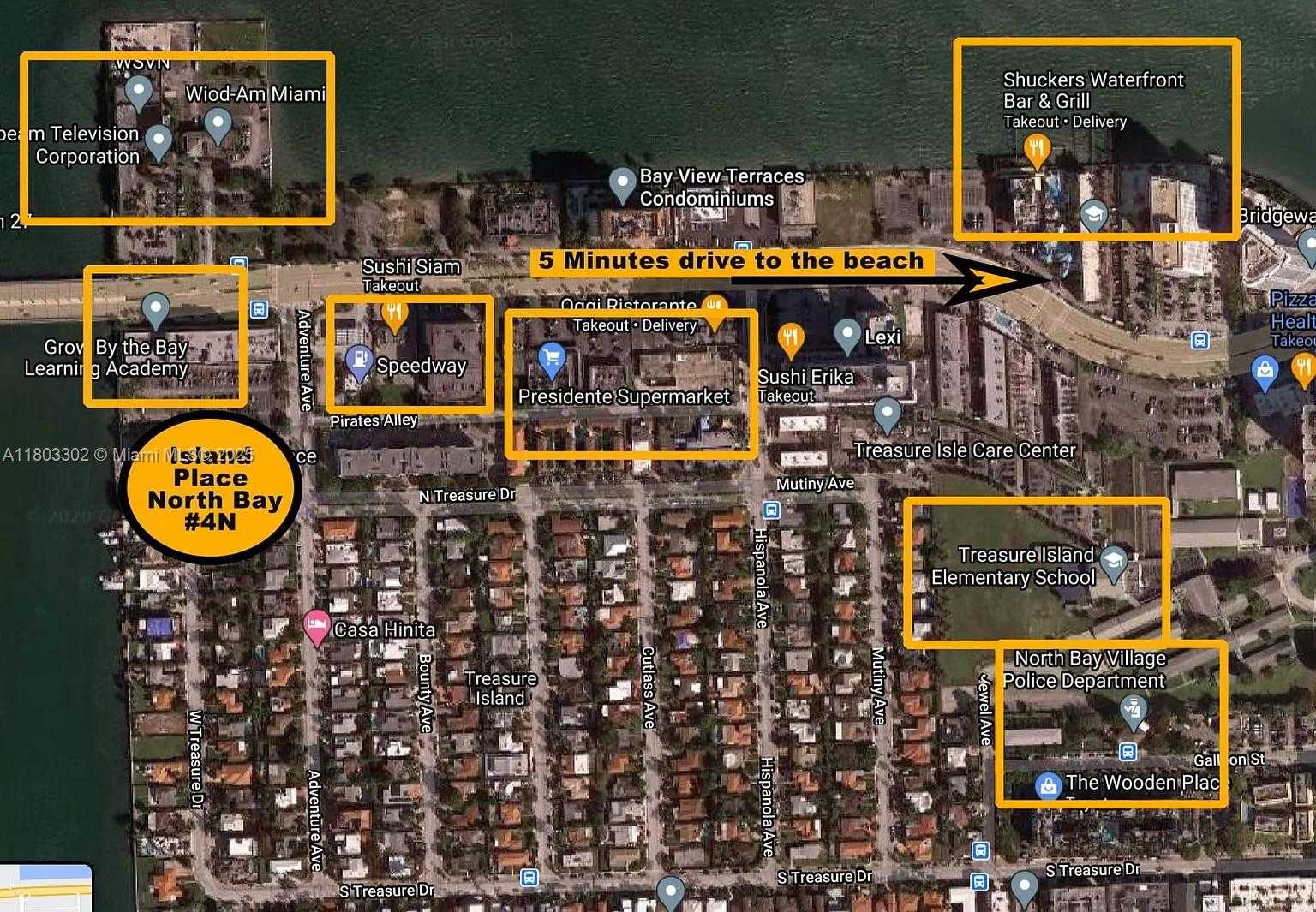 Small Image of 1455 NORTH TREASURE DR #4N, North Bay Village Number 16