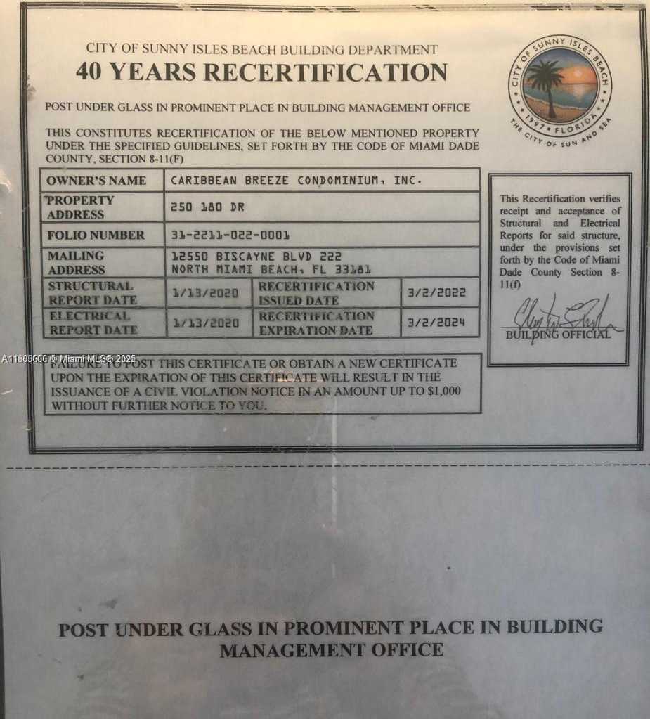 Small Image of 250 180TH DR #108, Sunny Isles Beach Number 26