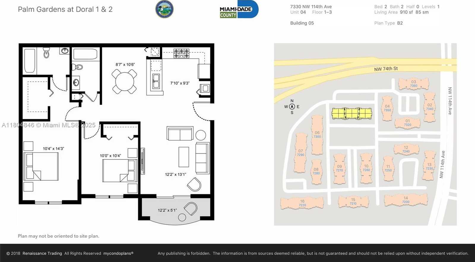 Small Image of 7330 NORTH WEST 114TH AVE #304-5, Doral Number 47