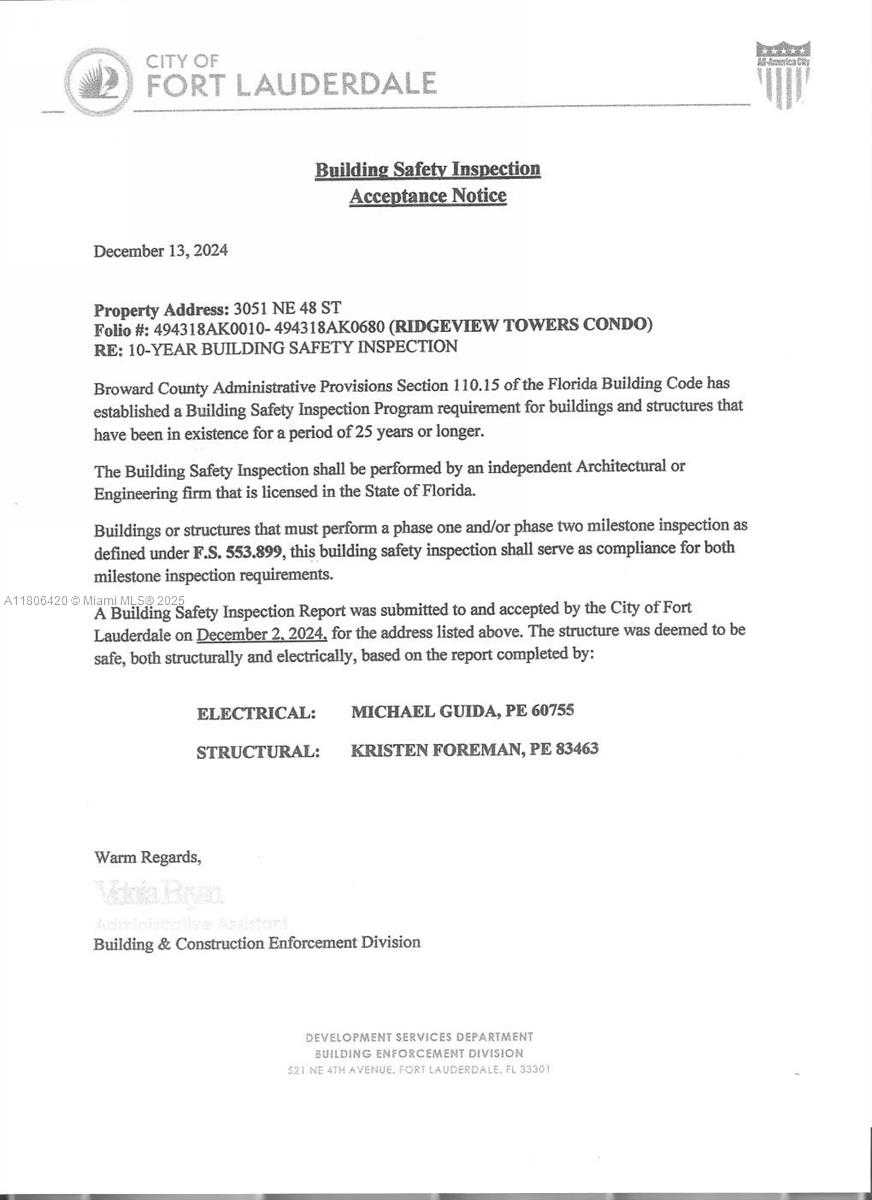 Small Image of 3051 NORTH EAST 48TH ST #604, Fort Lauderdale Number 32