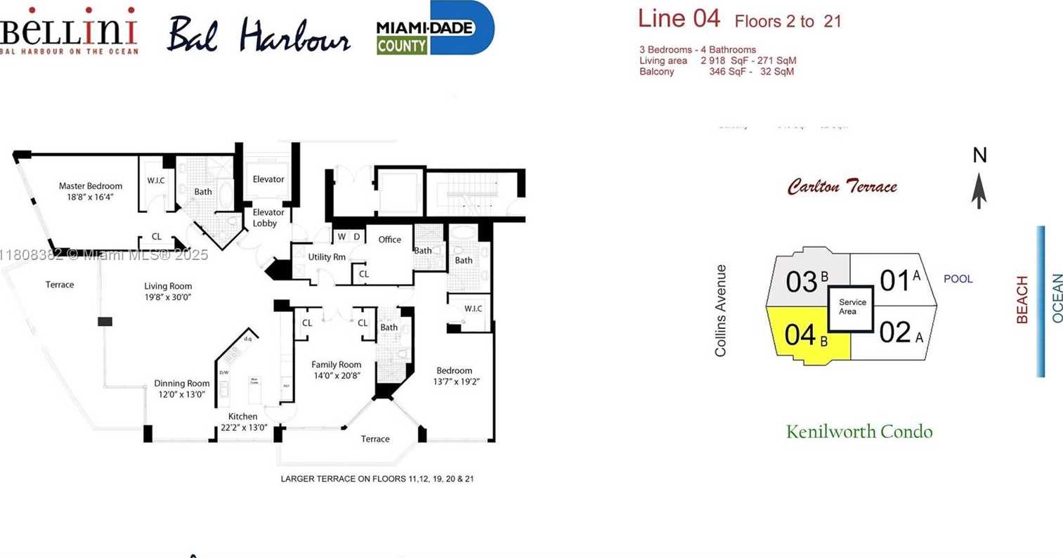 Small Image of 10225 COLLINS AVE #604, Bal Harbour Number 29