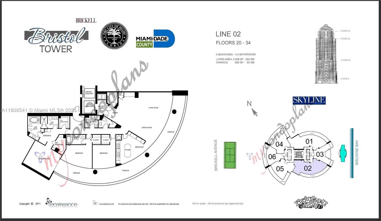 Small Image of 2127 BRICKELL AVE #2302, Miami Number 90