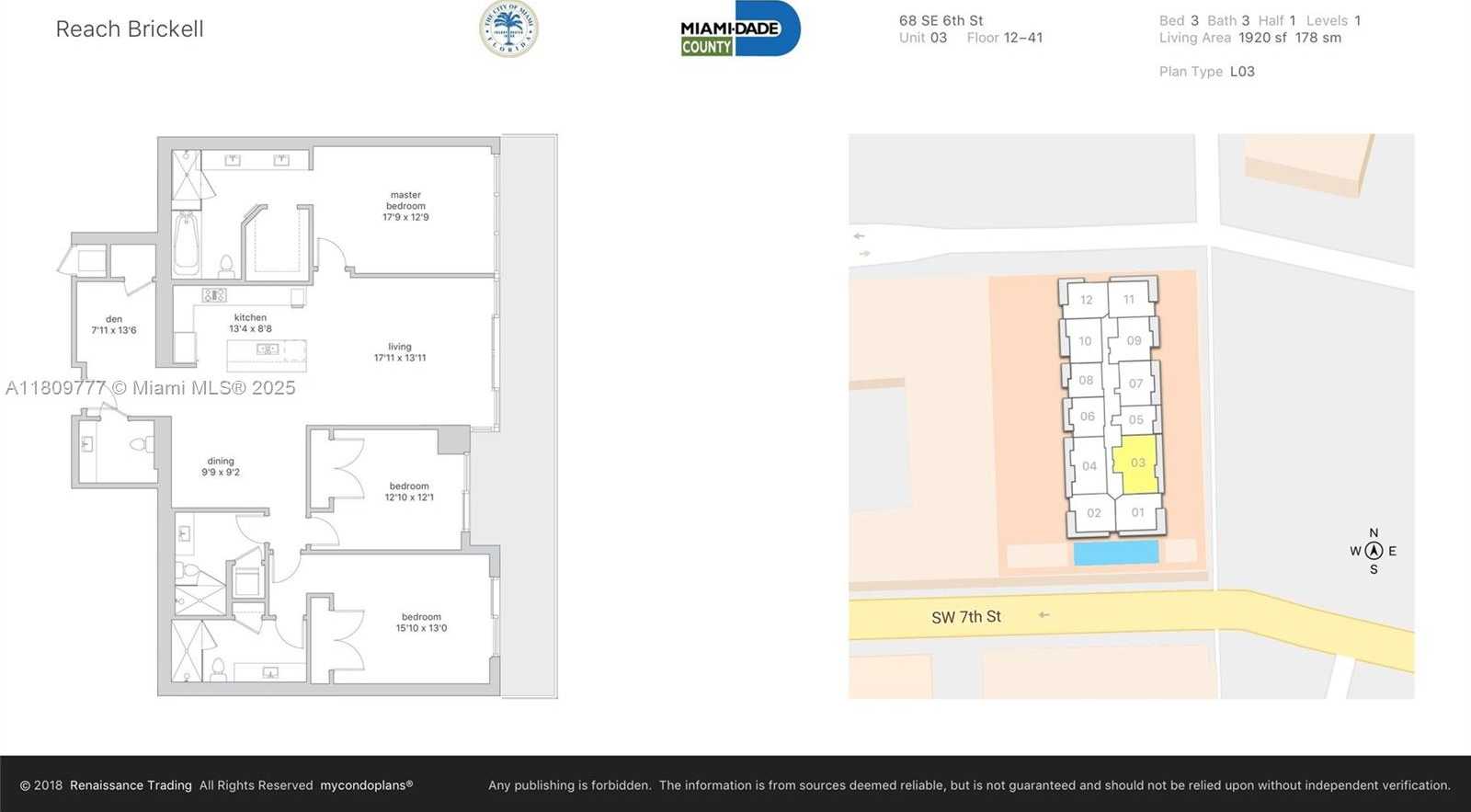 Small Image of 68 SOUTH EAST 6TH ST #1703, Miami Number 33