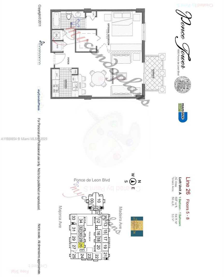 Small Image of 1805 PONCE DE LEON BLVD #626, Coral Gables Number 18