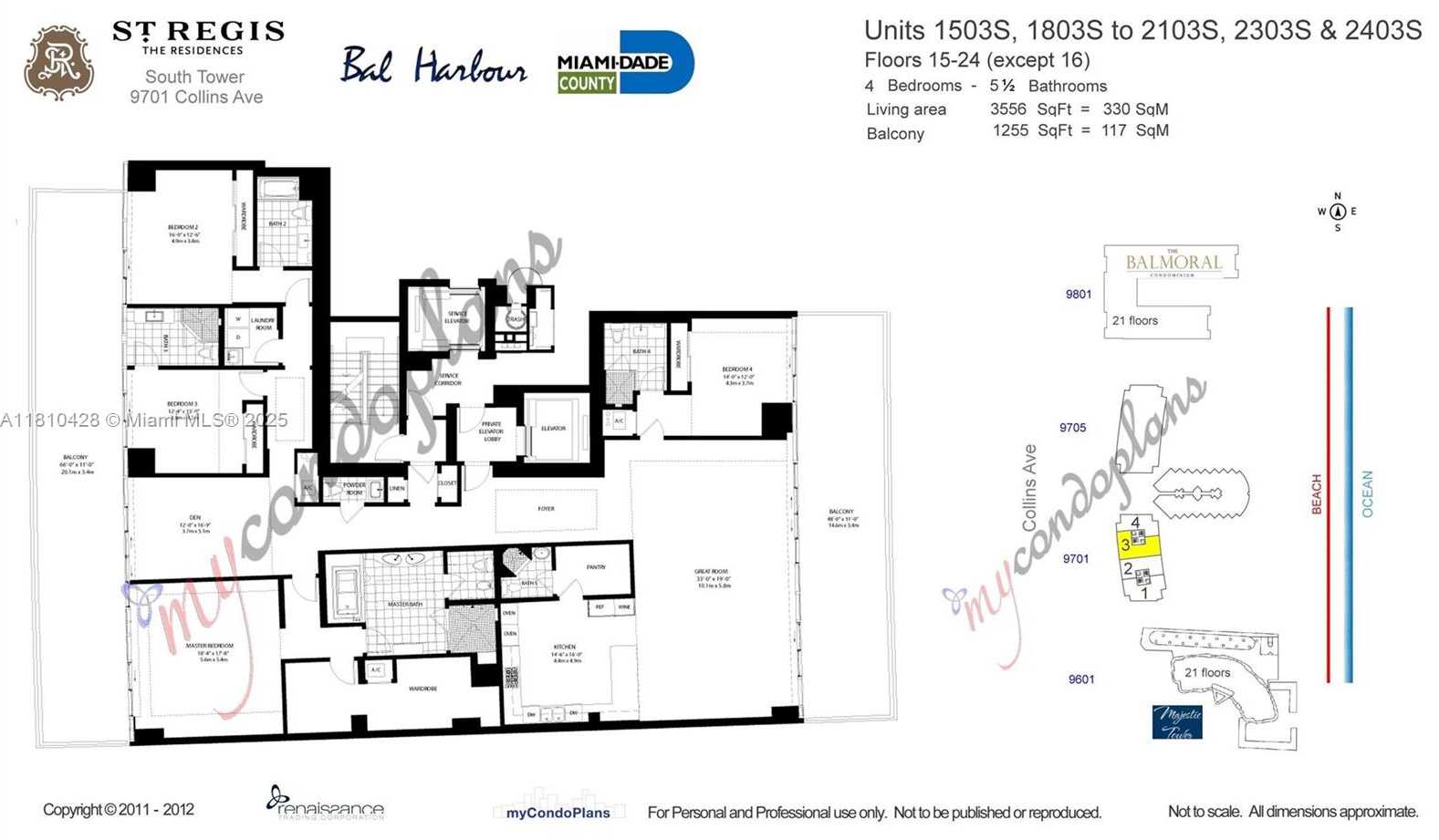 Small Image of 9701 COLLINS AVE #2403S, Bal Harbour Number 54