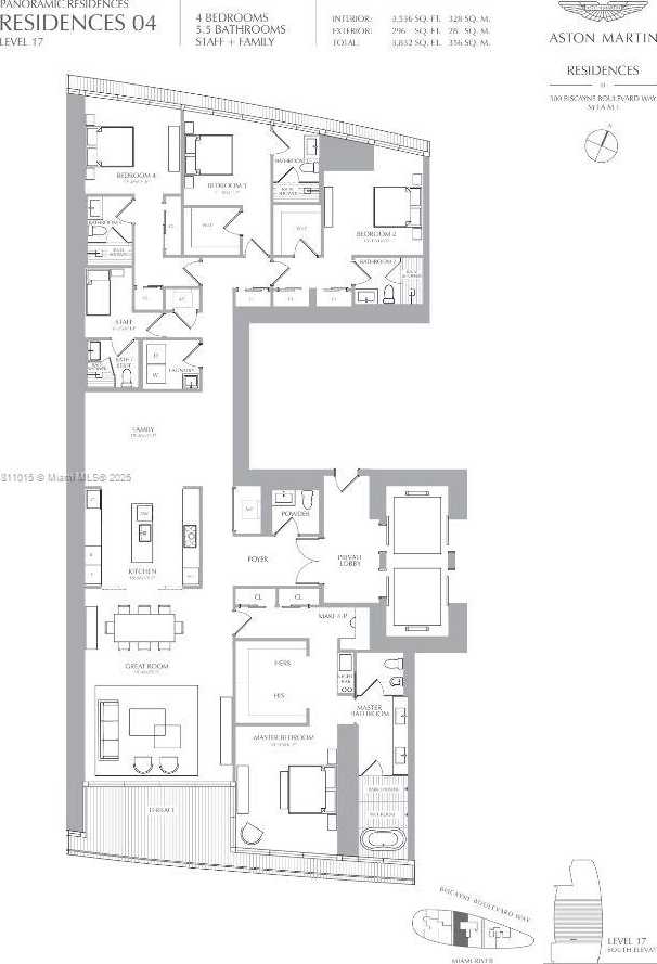 Small Image of 300 BISCAYNE BLVD WAY #1704, Miami Number 39