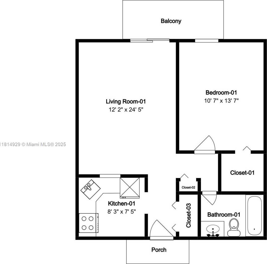 Small Image of 801 NORTH WEST 47TH AVE #409W, Miami Number 8