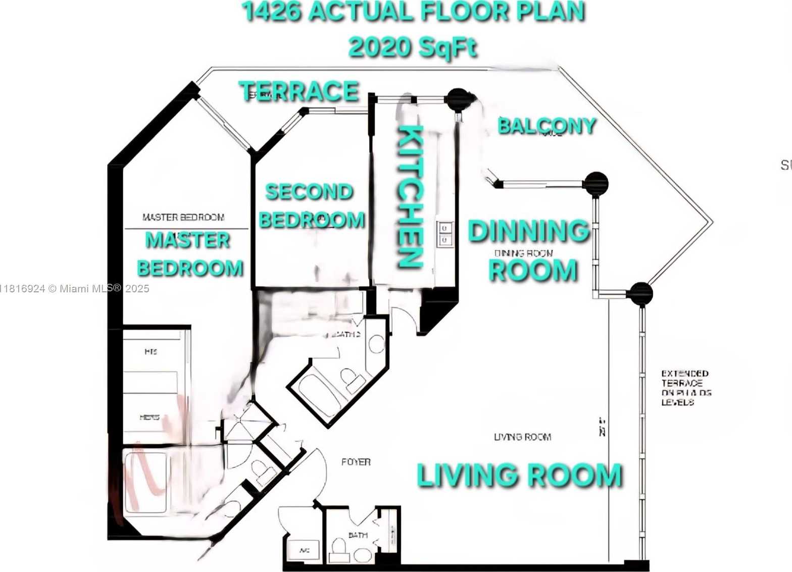 Small Image of 16445 COLLINS AVE (DIRECT OCEAN VIEW/CORNER UNIT) #1426, Sunny Isles Beach Number 14
