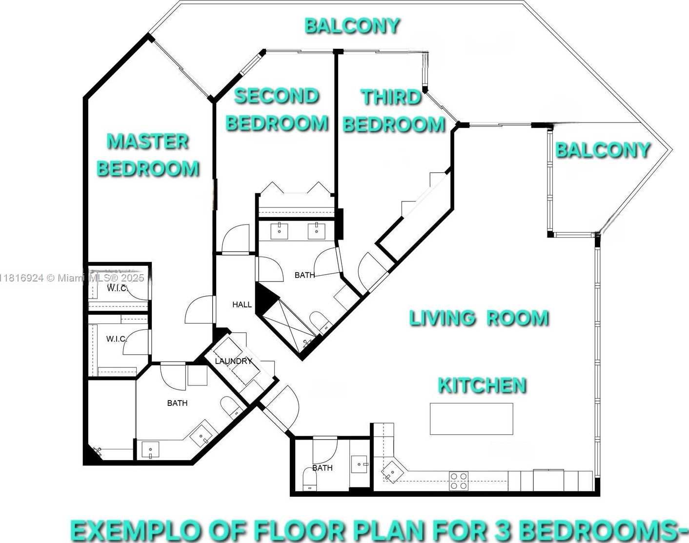 Small Image of 16445 COLLINS AVE (DIRECT OCEAN VIEW/CORNER UNIT) #1426, Sunny Isles Beach Number 15