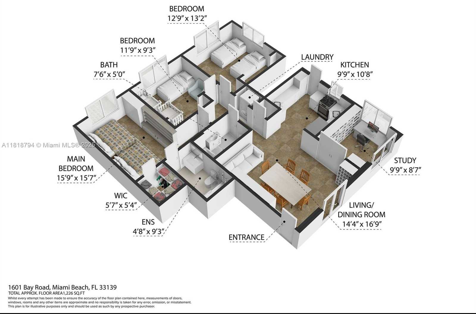 Small Image of 1601 BAY RD #4, Miami Beach Number 13