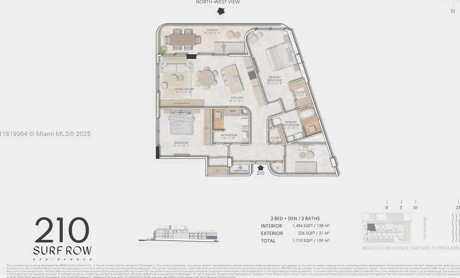 Small Image of 8800 COLLINS AVE #210, Surfside Number 13
