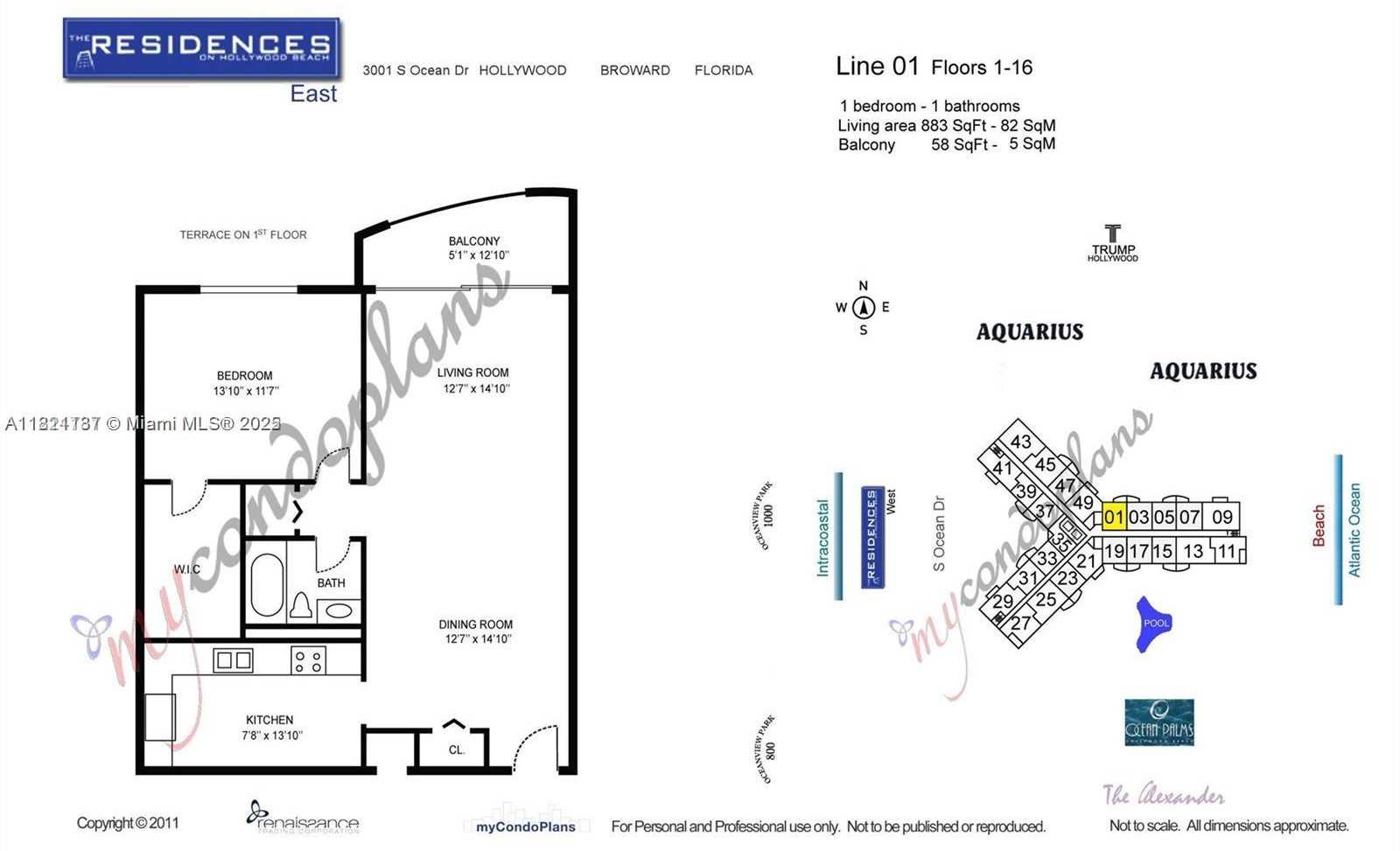 Small Image of 3001 SOUTH OCEAN DR #101, Hollywood Number 15