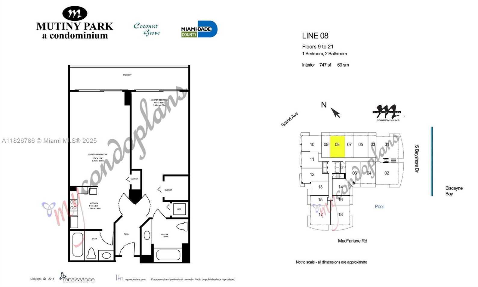 Small Image of 2889 MCFARLANE RD #1908, Miami Number 7
