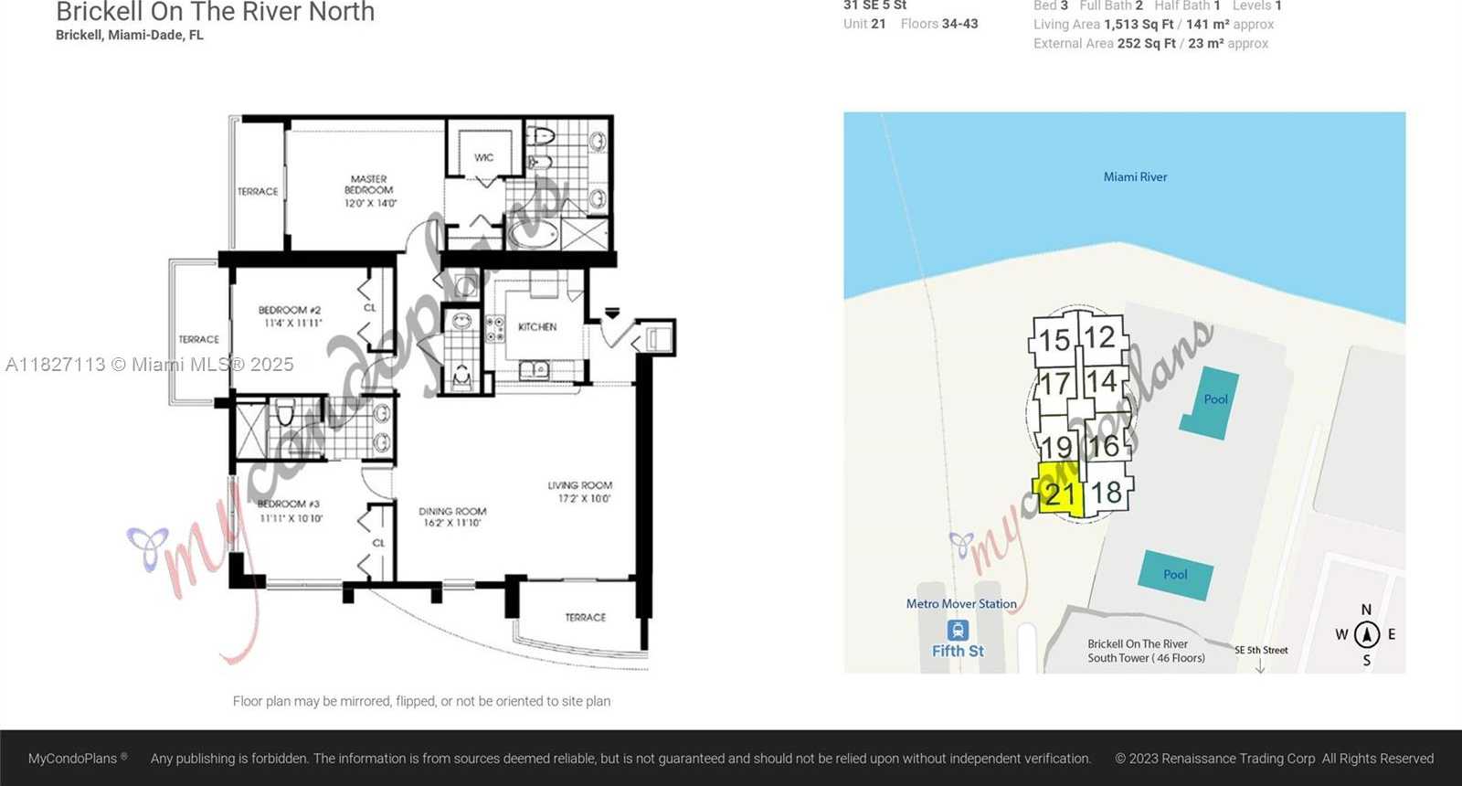 Small Image of 31 SOUTH EAST 5TH ST #4021, Miami Number 22