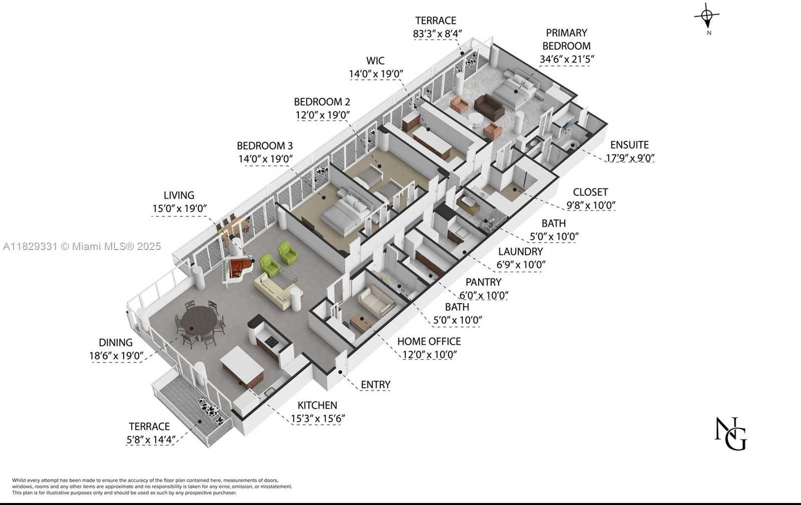 Small Image of 900 BAY DR #702/704, Miami Beach Number 62