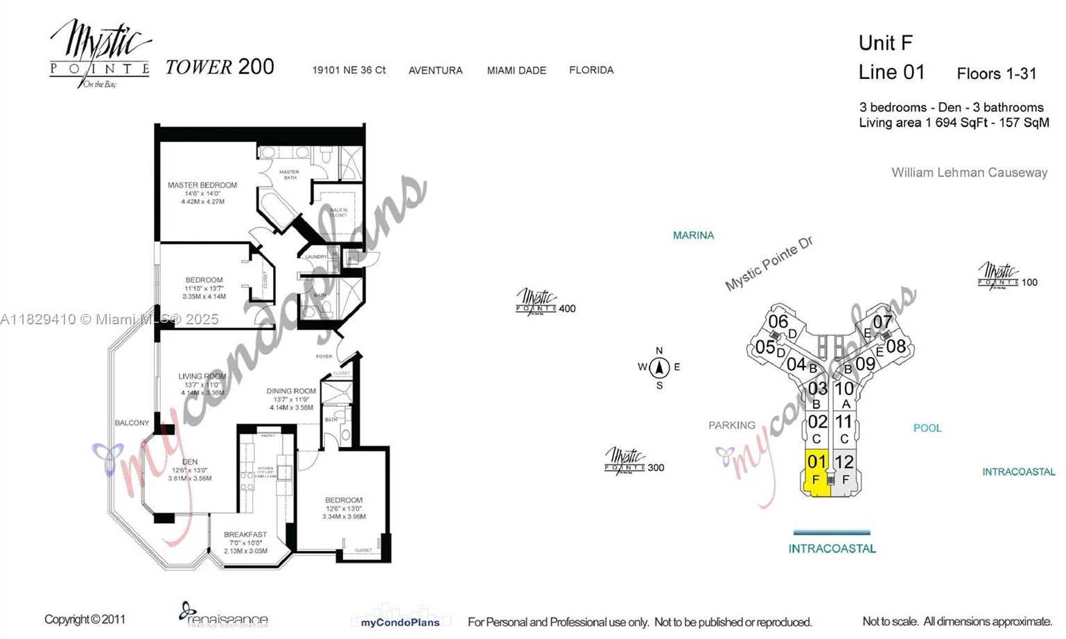 Small Image of 19101 NORTH EAST 36TH CT #3101, Aventura Number 51