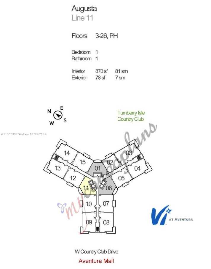 Small Image of 19501 WEST COUNTRY CLUB DR #1611, Aventura Number 18