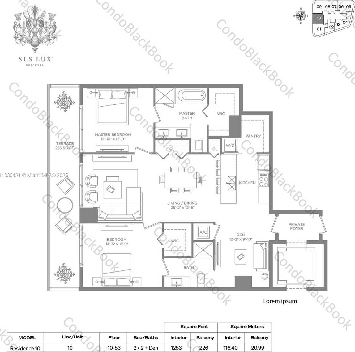 Small Image of 801 SOUTH MIAMI AVE #1210, Miami Number 33