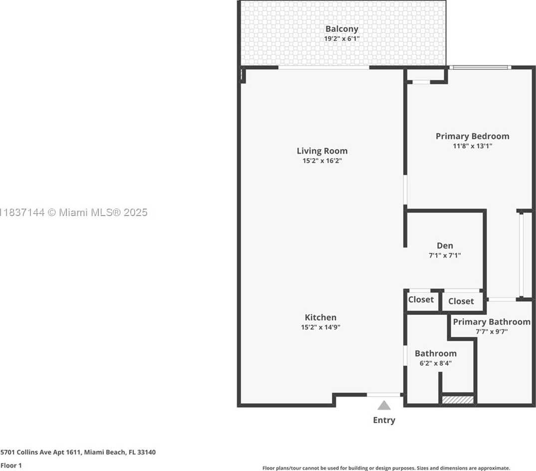 Small Image of 5701 COLLINS AVE #1611, Miami Beach Number 32