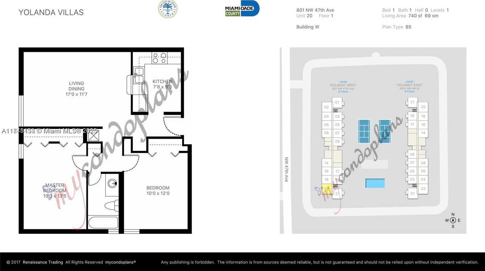 Small Image of 801 NORTH WEST 47TH AVE #120W, Miami Number 7