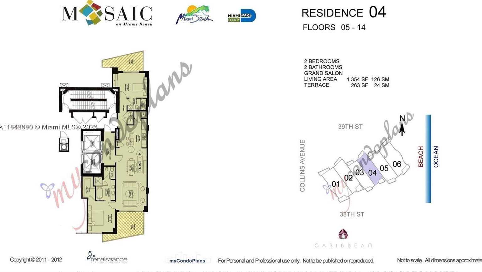 Small Image of 3801 COLLINS AVE #1104, Miami Beach Number 37