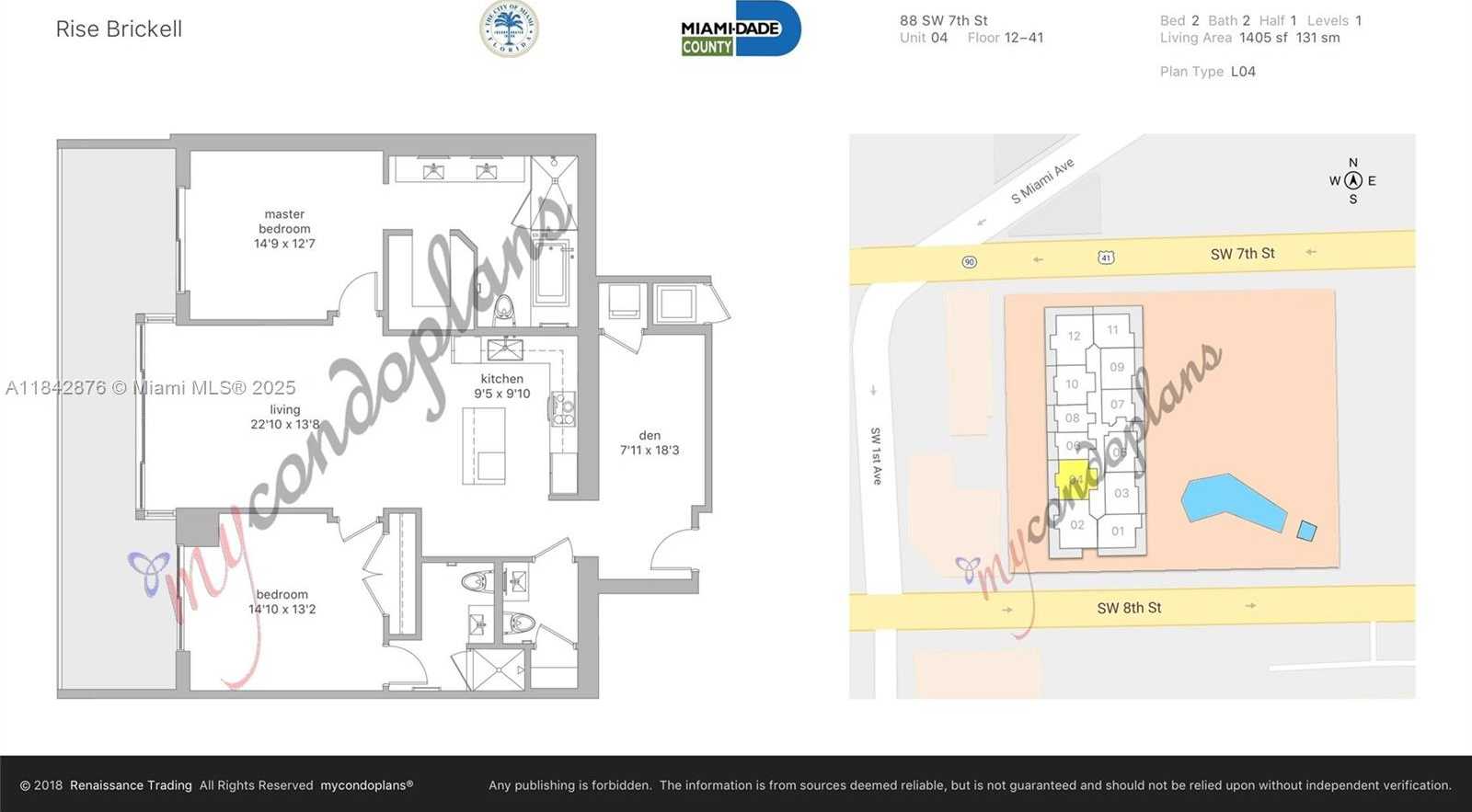 Small Image of 88 SOUTH WEST 7TH ST #4004, Miami Number 24