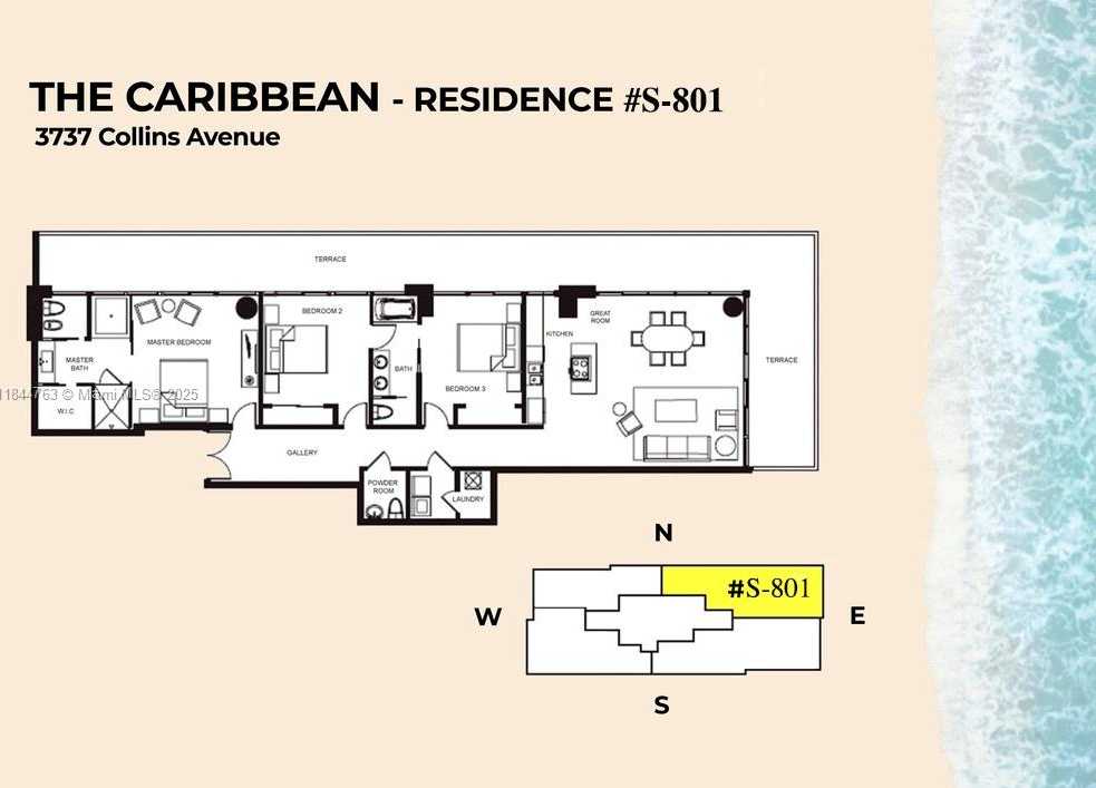 Small Image of 3737 COLLINS AVE #S-801, Miami Beach Number 24