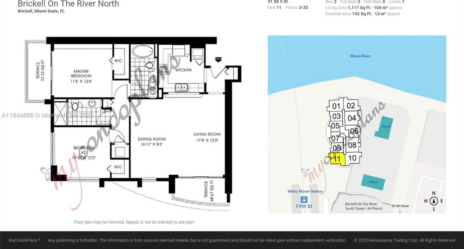 Small Image of 31 SOUTH EAST 5TH ST #2911, Miami Number 10