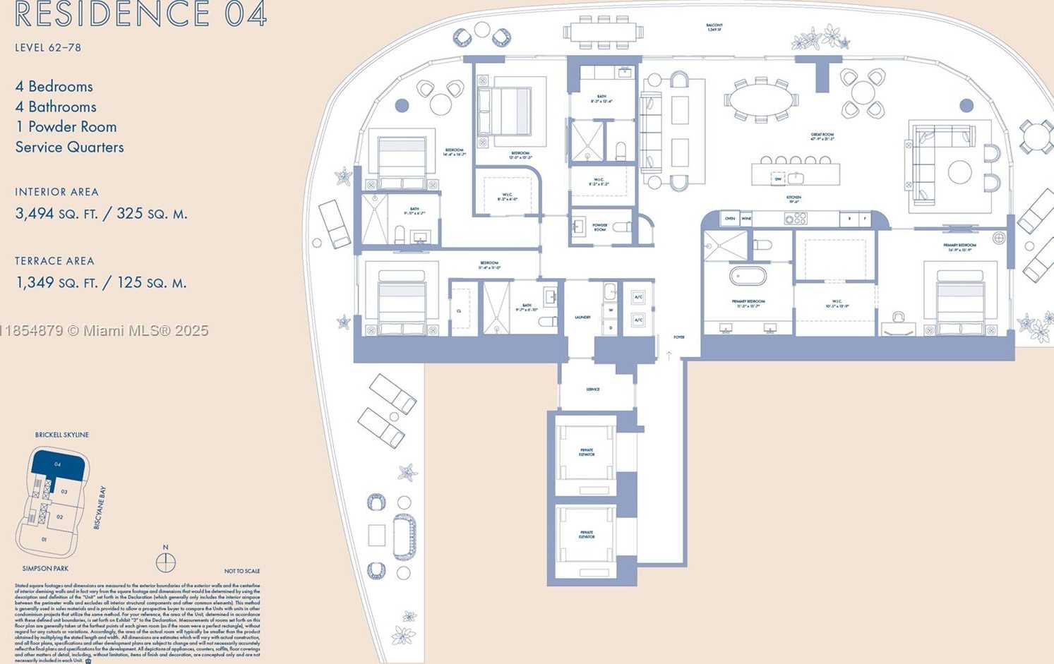 Small Image of 1420 SOUTH MIAMI AVENUE #7004, Miami Number 15