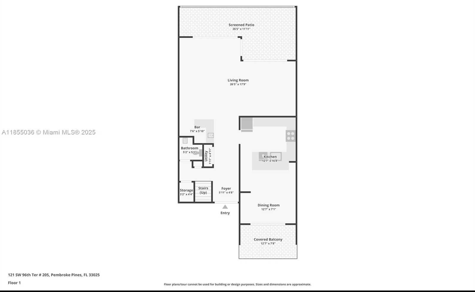 Small Image of 121 SOUTH WEST 96TH TER #205, Plantation Number 55
