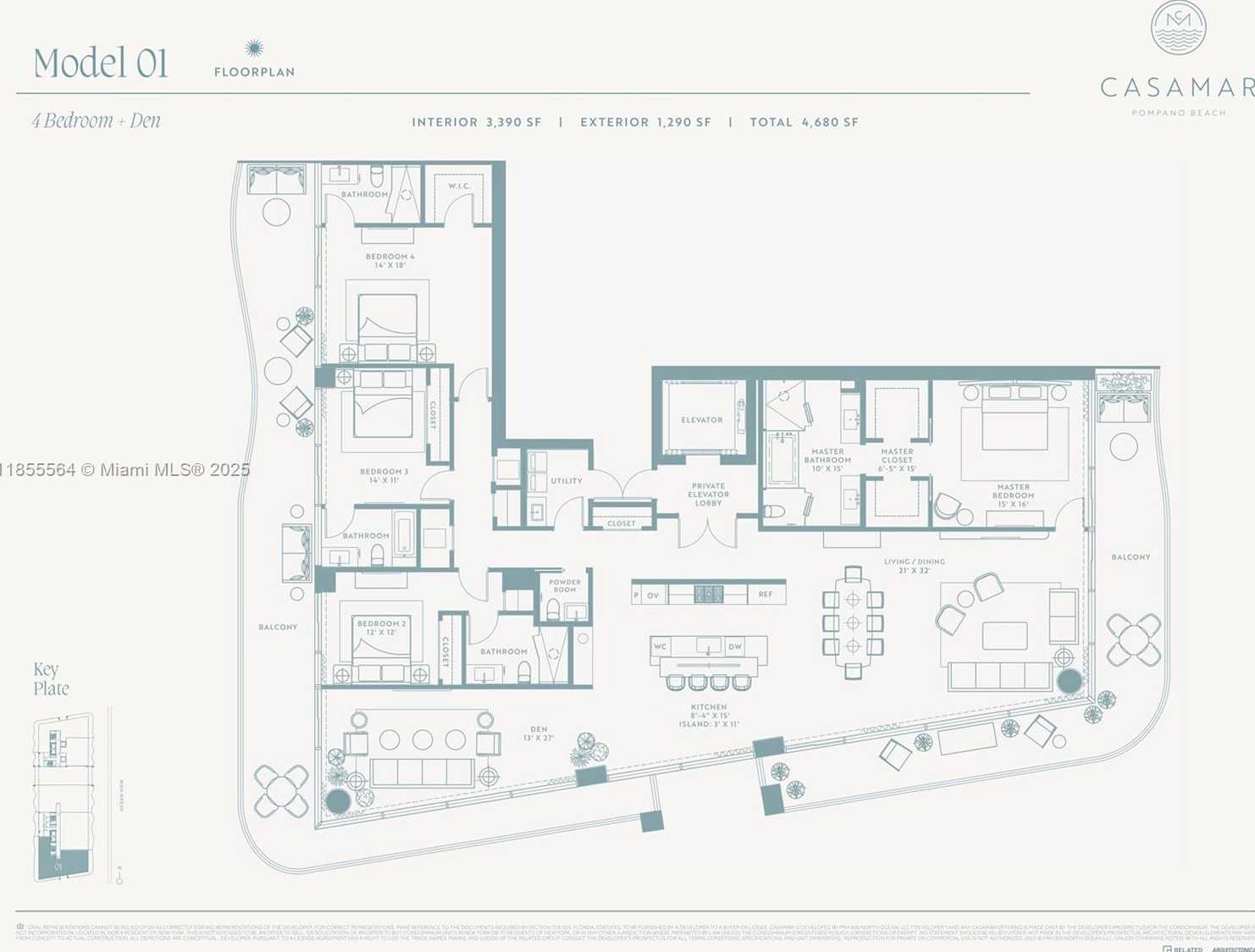Small Image of 900 NORTH OCEAN BLVD #801, Pompano Beach Number 76