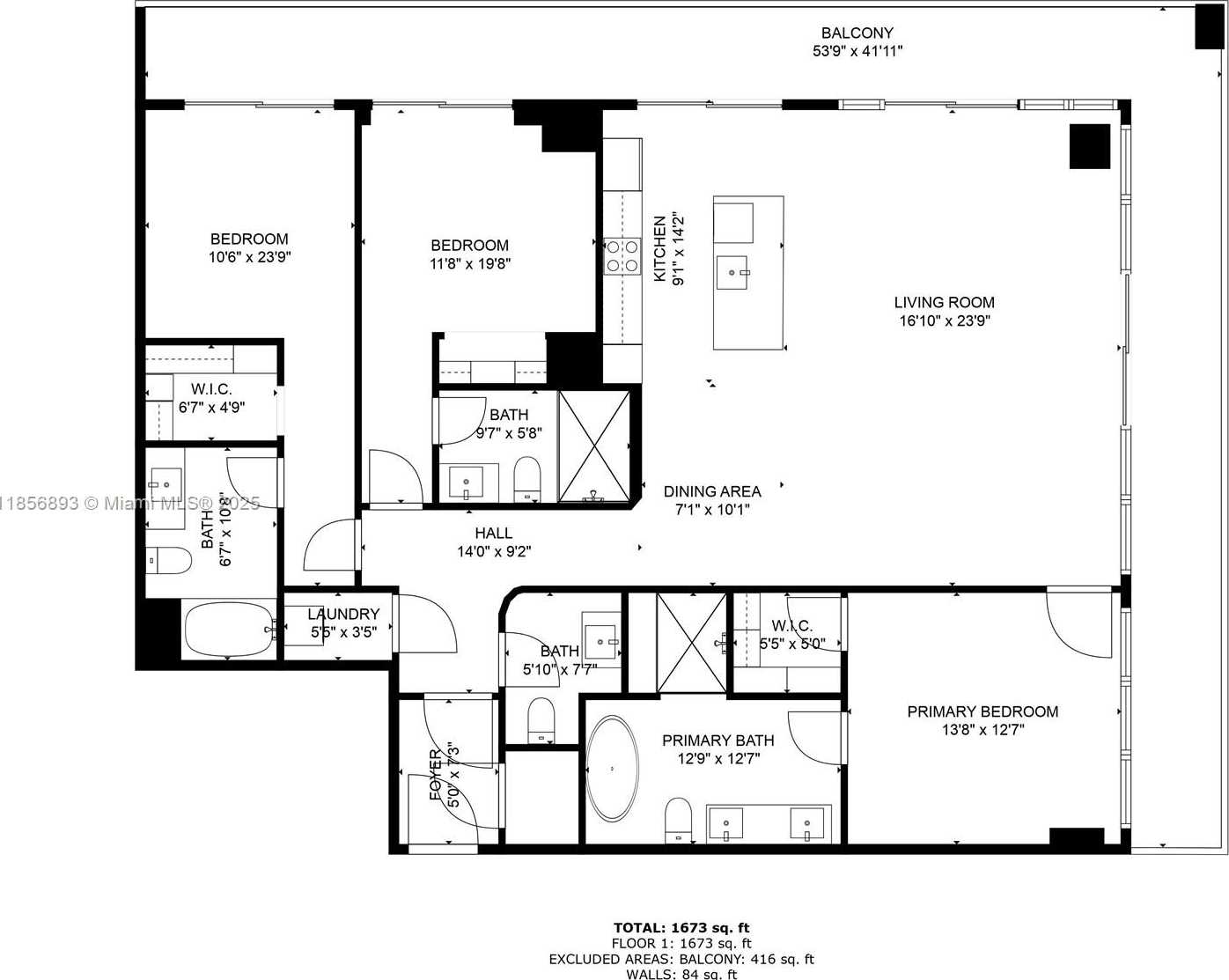 Small Image of 2678 TIGERTAIL AVE #1501, Miami Number 46