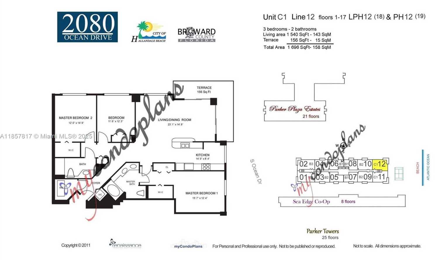 Small Image of 2080 SOUTH OCEAN DRIVE #MPH12, Hallandale Beach Number 25