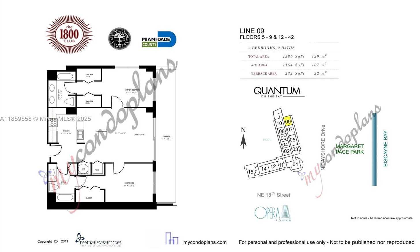 Small Image of 1800 NORTH BAYSHORE DR #509, Miami Number 36