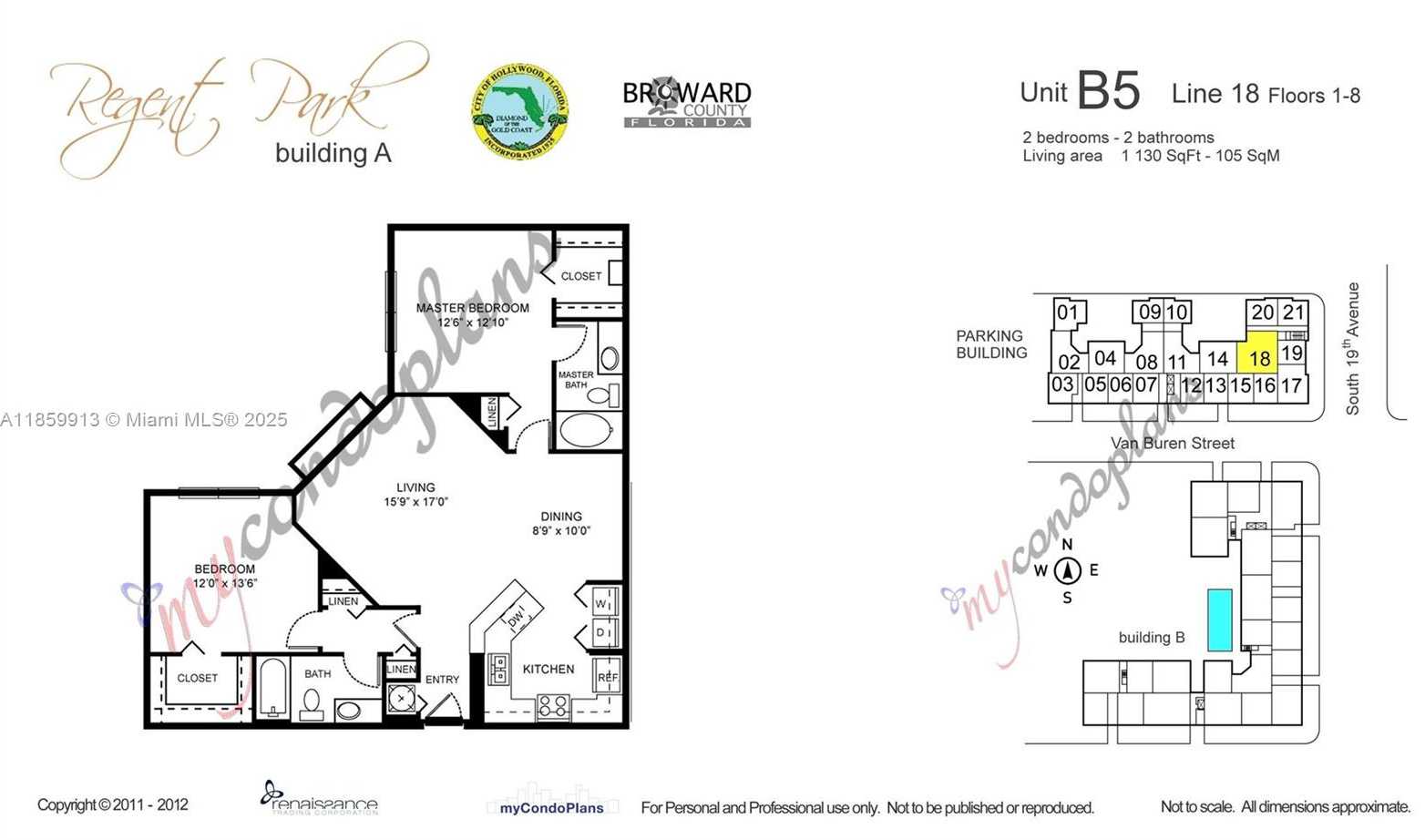 Small Image of 1919 VAN BUREN ST #818A, Hollywood Number 22