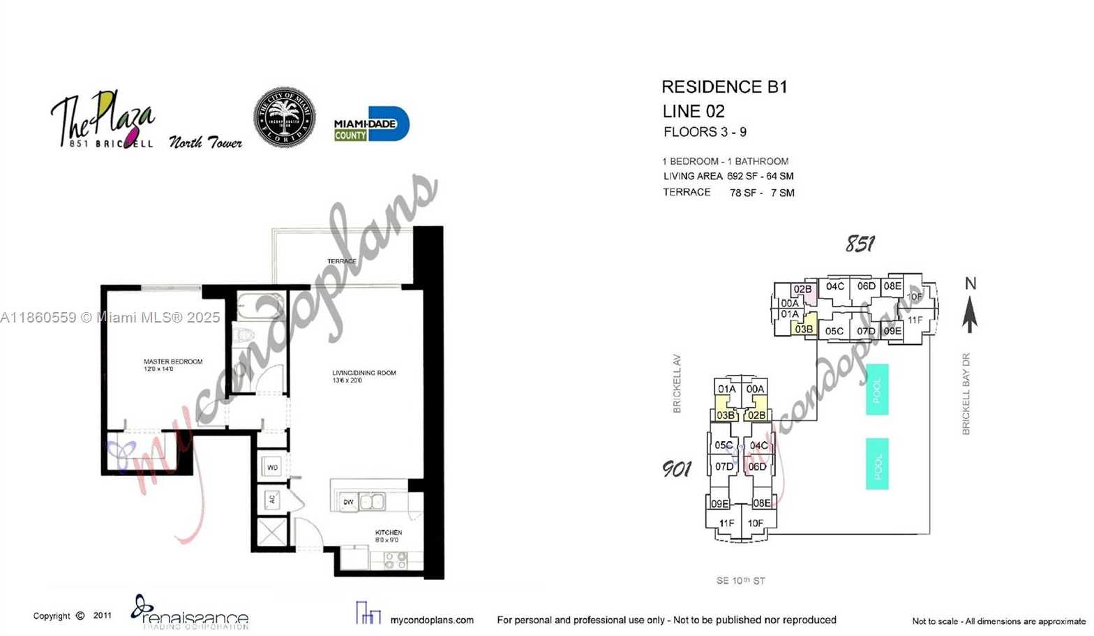 Small Image of 950 BRICKELL BAY DR #802, Miami Number 20
