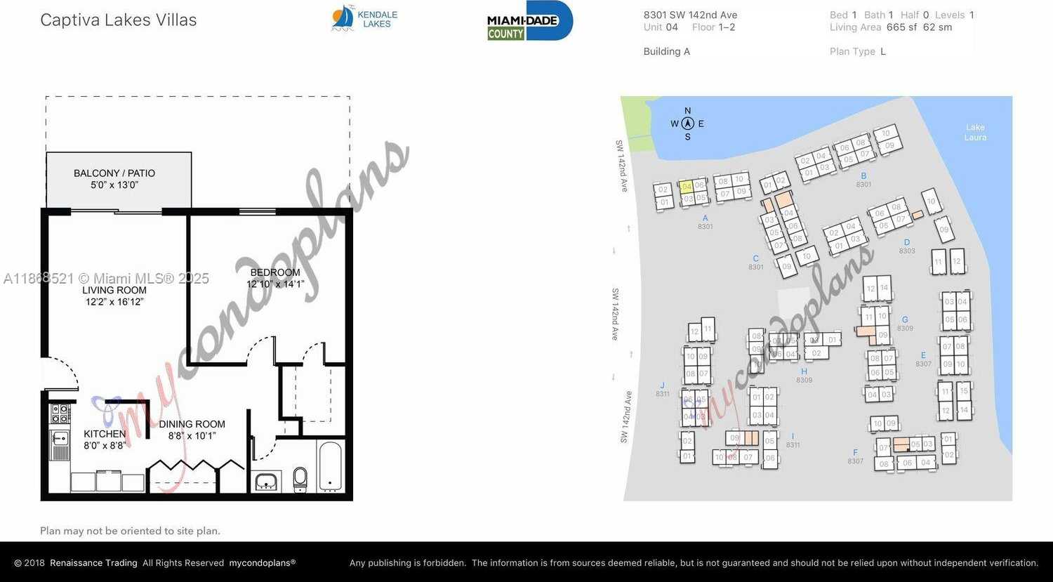 Small Image of 8301 SOUTH WEST 142ND AVE #A204, Miami Number 6
